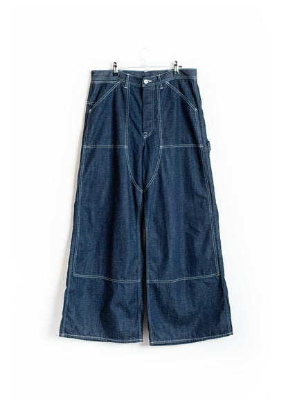 PT-SV-NGA-1010/Classic Double-Knee Painter Wide Pants