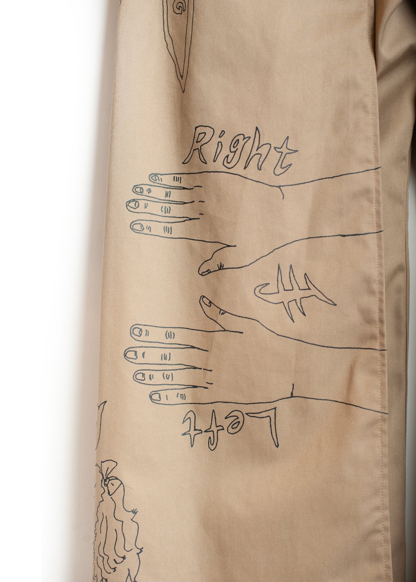 PT-SV-NGA-1011/Doodle Shift Wide Chinos