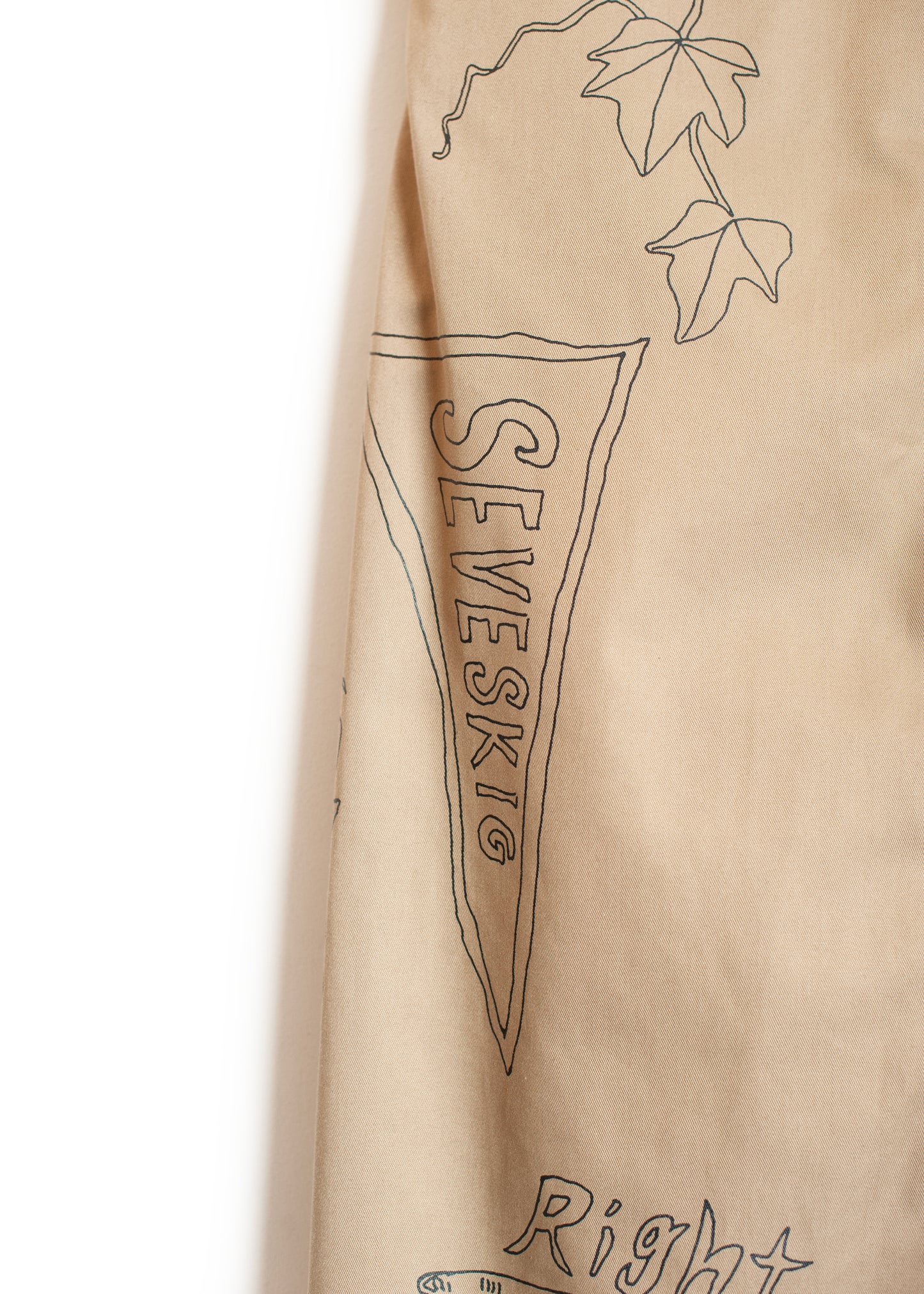 PT-SV-NGA-1011/Doodle Shift Wide Chinos