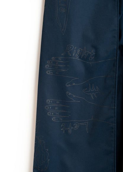 PT-SV-NGA-1011/Doodle Shift Wide Chinos