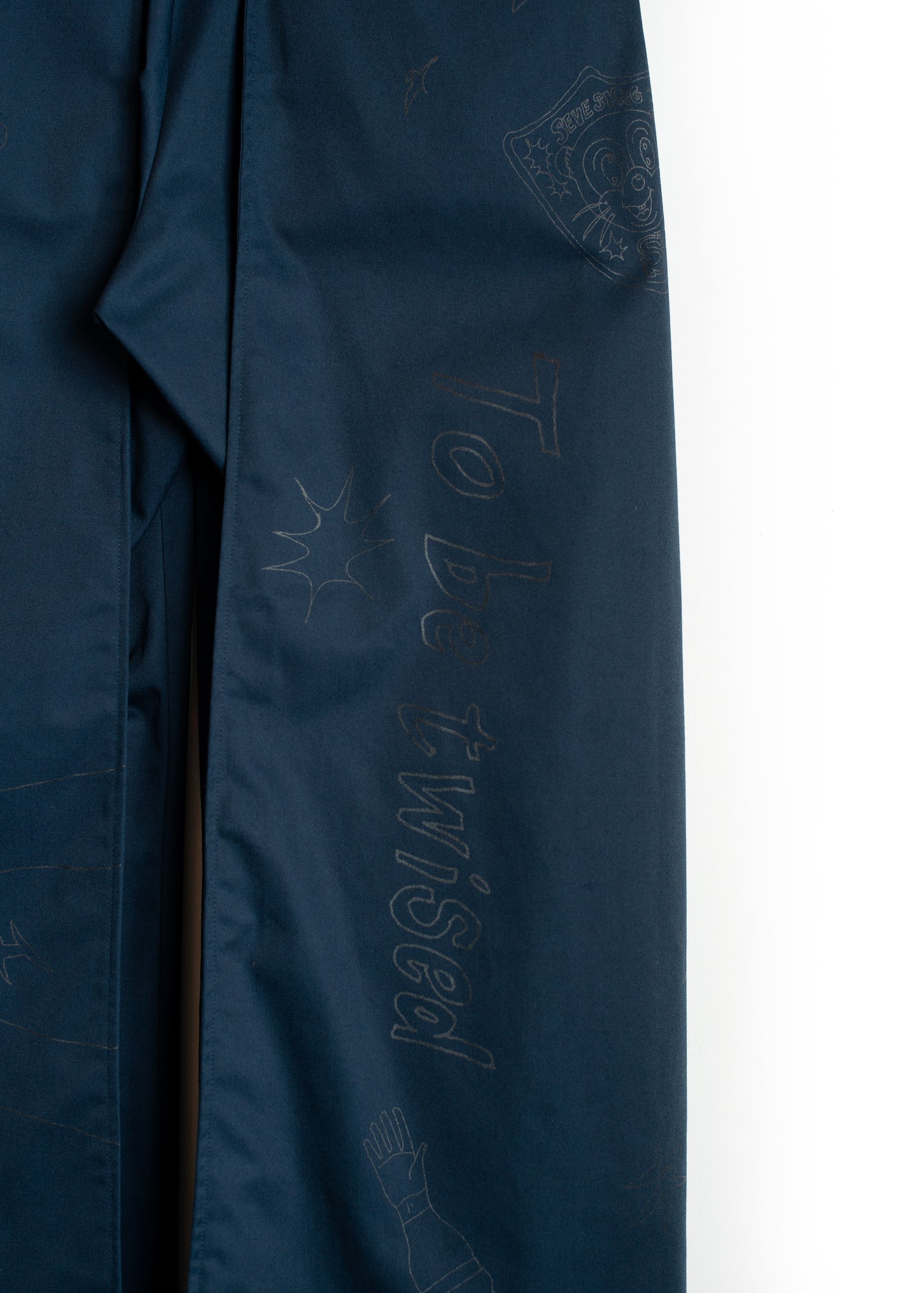 PT-SV-NGA-1011/Doodle Shift Wide Chinos