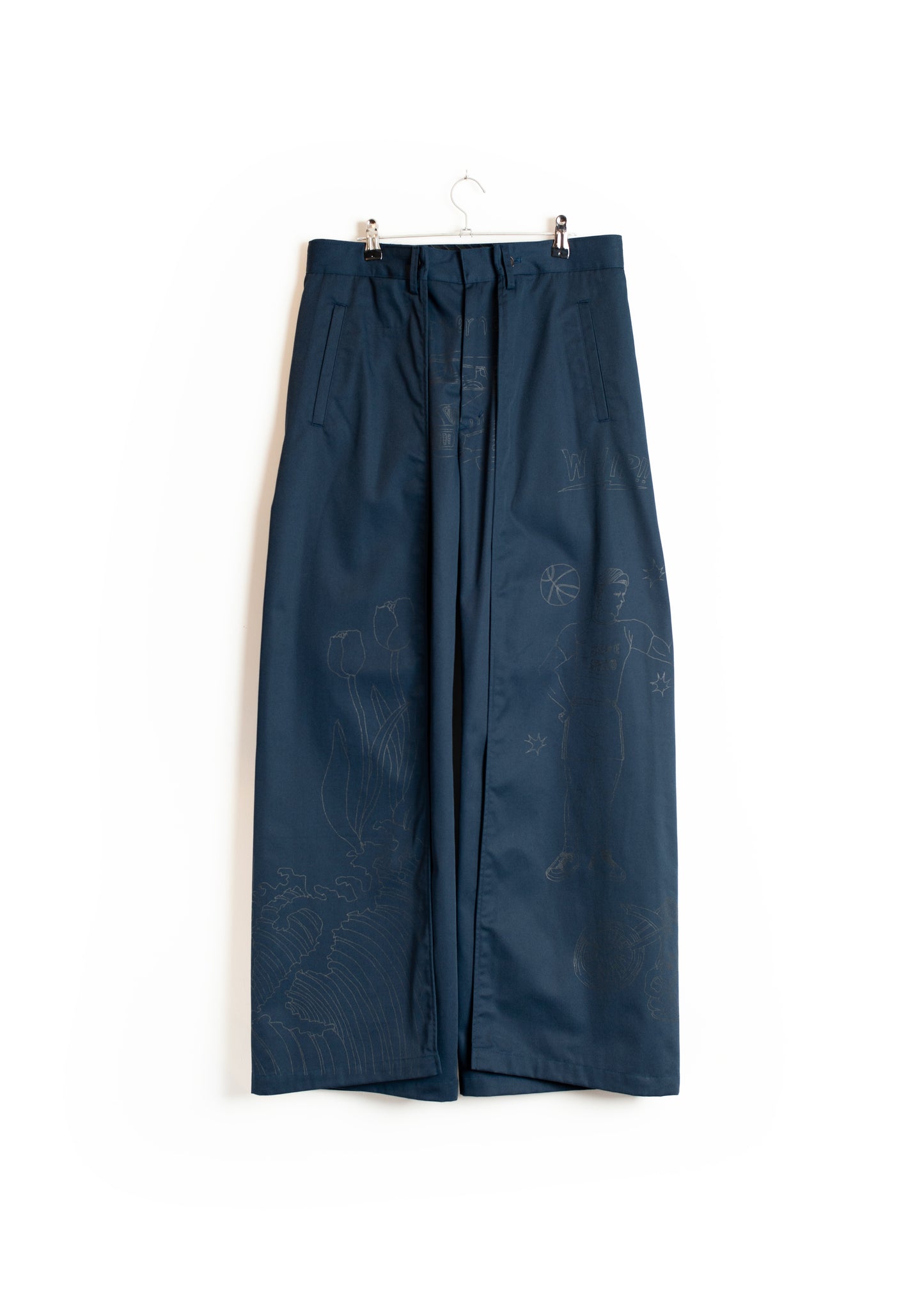 PT-SV-NGA-1011/Doodle Shift Wide Chinos