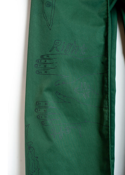 PT-SV-NGA-1011/Doodle Shift Wide Chinos