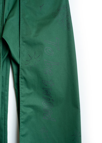 PT-SV-NGA-1011/Doodle Shift Wide Chinos