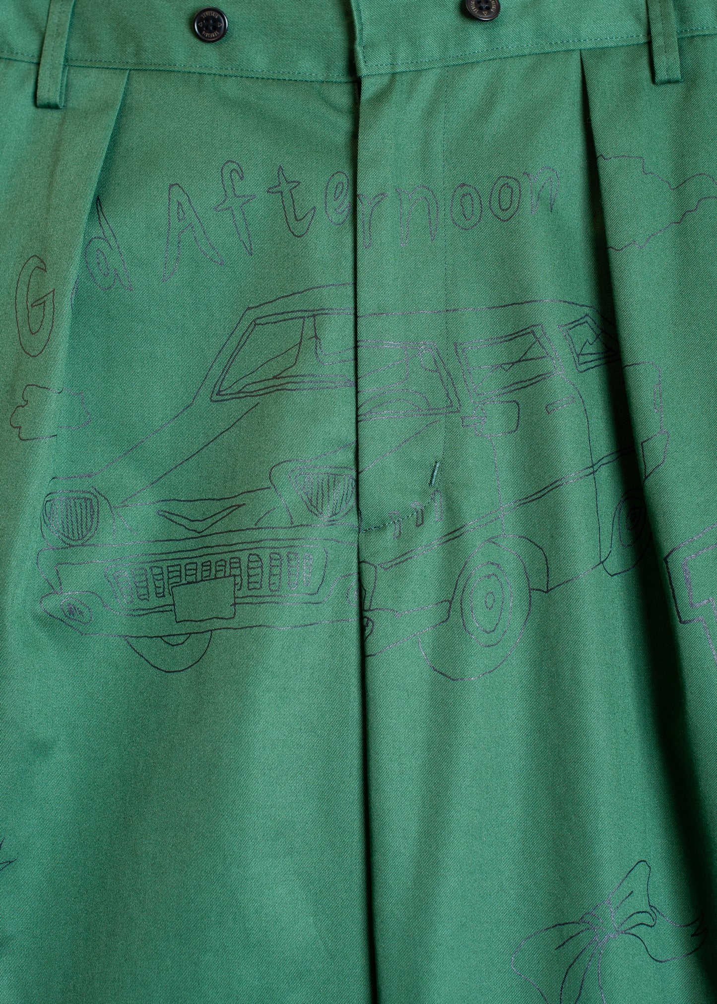 PT-SV-NGA-1011/Doodle Shift Wide Chinos