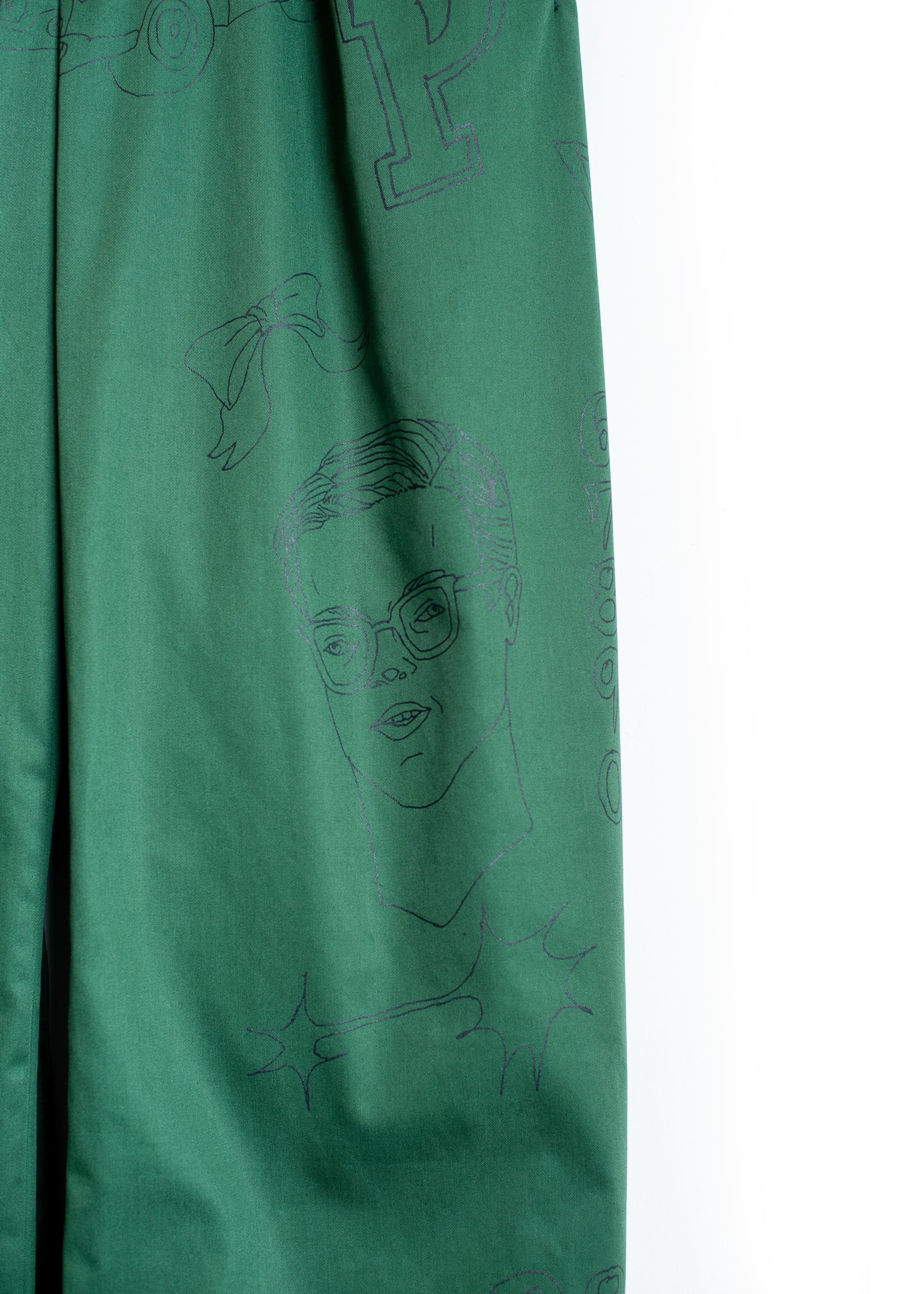 PT-SV-NGA-1011/Doodle Shift Wide Chinos