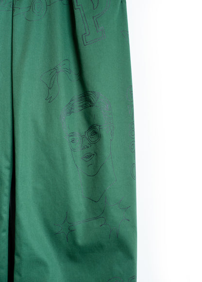 PT-SV-NGA-1011/Doodle Shift Wide Chinos