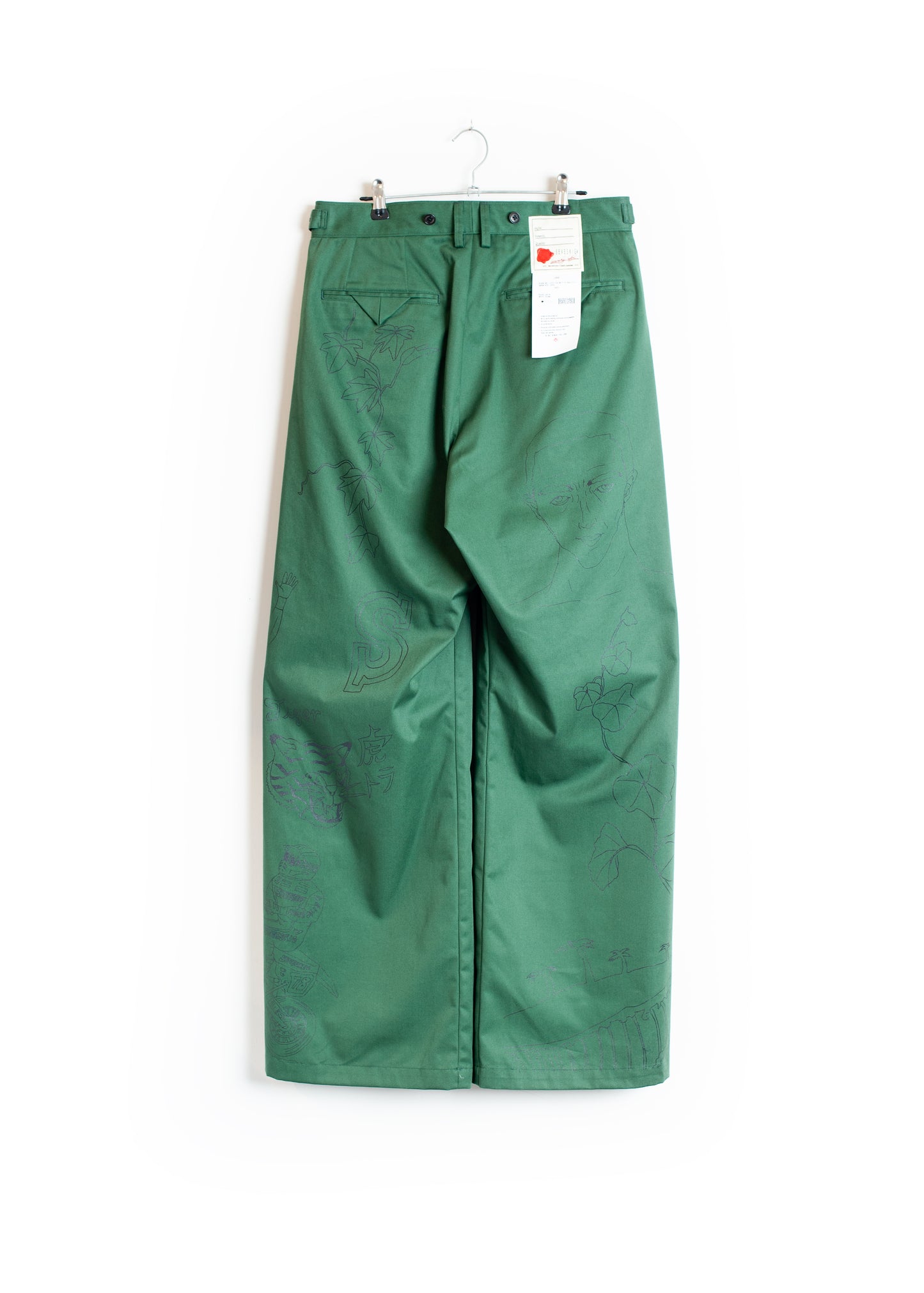 PT-SV-NGA-1011/Doodle Shift Wide Chinos