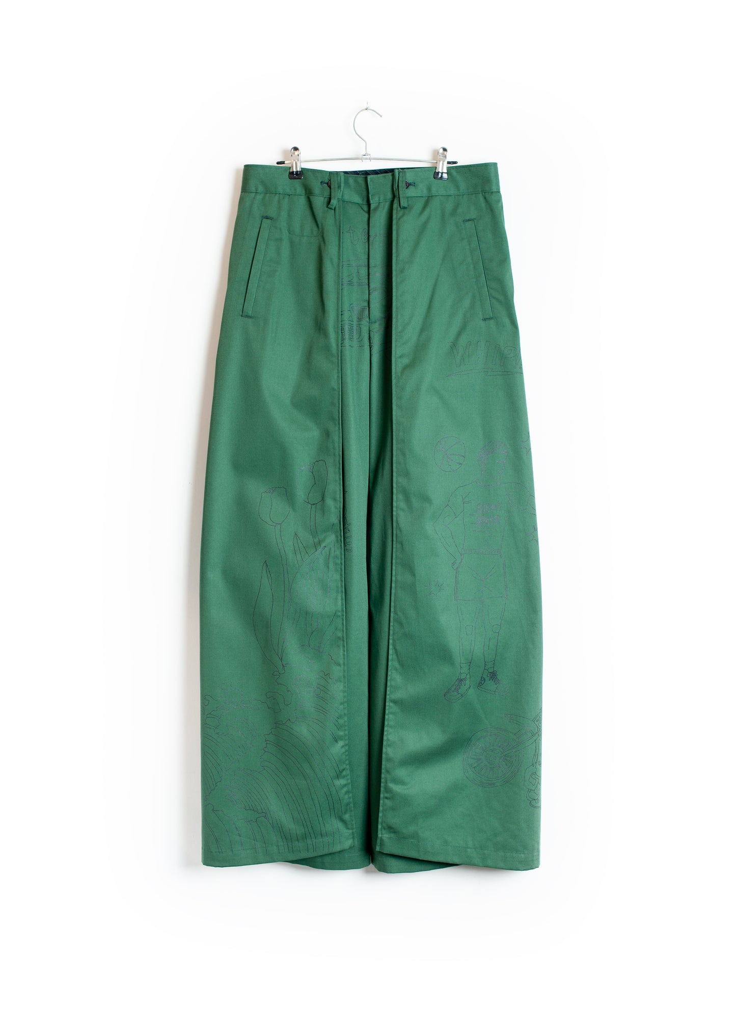 PT-SV-NGA-1011/Doodle Shift Wide Chinos