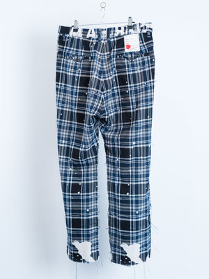 PT-SV-NYA-1005 / Melting Plaid Slacks