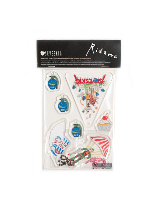 AC-SV-RD-1001 / RIDAWO×SEVESKIG Collaboration Acrylic Keychain