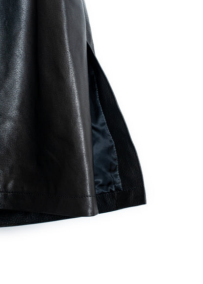 PT-SV-NRS-1011 / Track Cow Leather Shorts