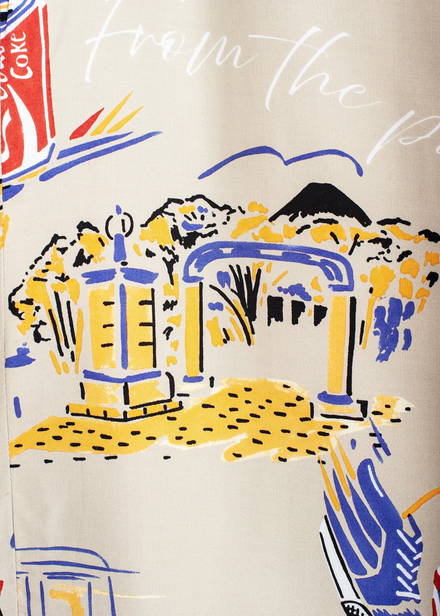 PT-SV-NRS-1005 / KEEP OUT Wide Track Cow Leather Pants