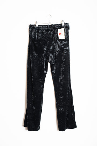 PT-SV-NGA-1009 / Velour Patch Track Pants