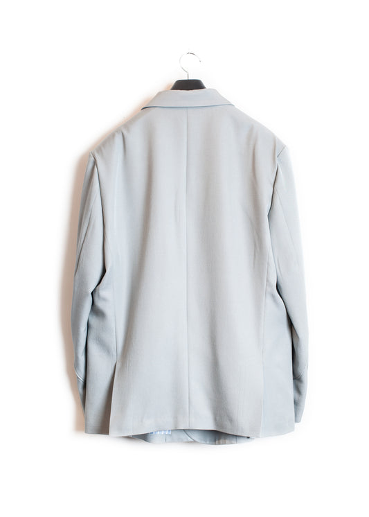 JK-SV-NGS-1003 / Wool Silk Double-Breasted Jacket