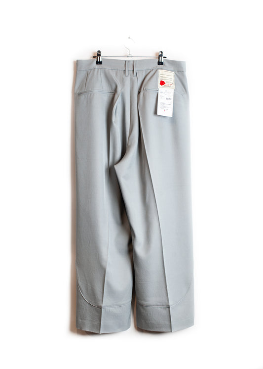 PT-SV-NGS-1005 / Wool Silk Western Wide Slacks