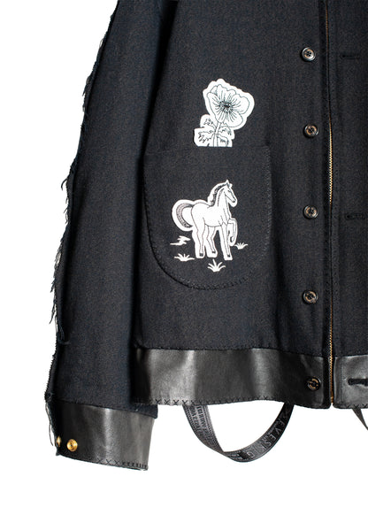 JK-SV-NRA-1001 /  Carbon Folk Mexican Jacket