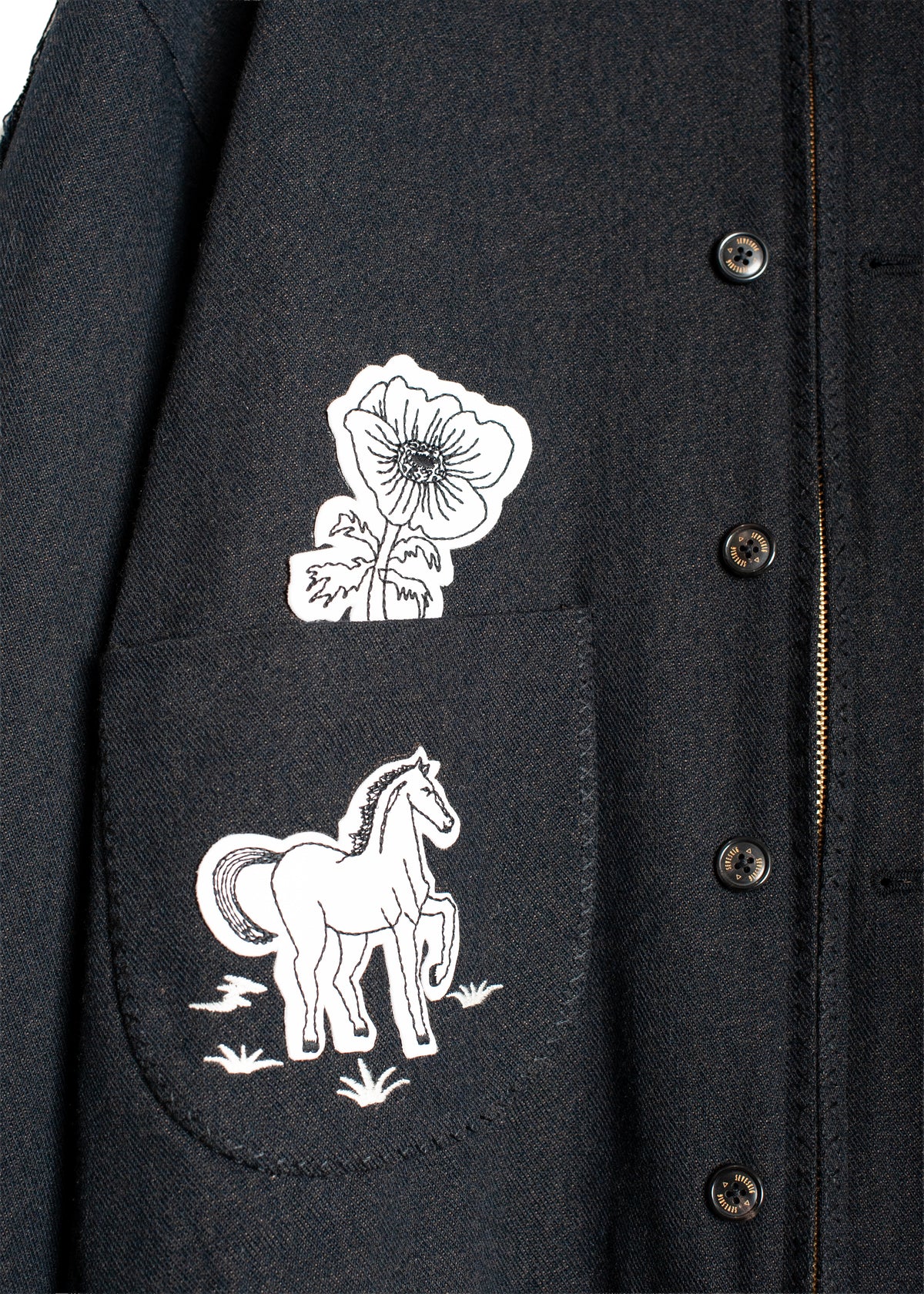 JK-SV-NRA-1001 /  Carbon Folk Mexican Jacket