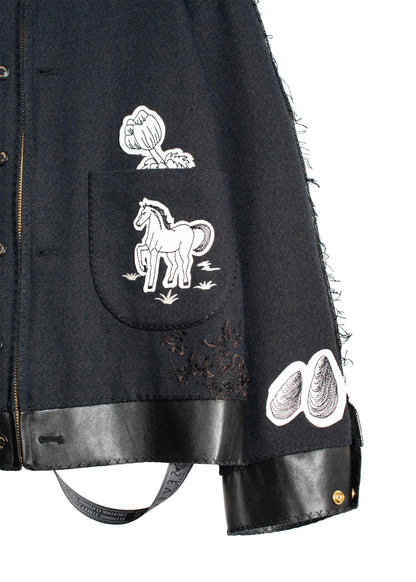 JK-SV-NRA-1001 /  Carbon Folk Mexican Jacket