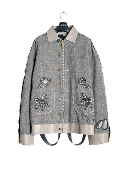 JK-SV-NRA-1001 /  Carbon Folk Mexican Jacket