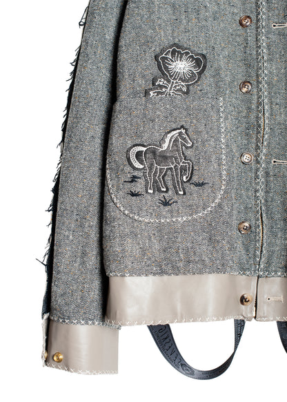 JK-SV-NRA-1001 /  Carbon Folk Mexican Jacket