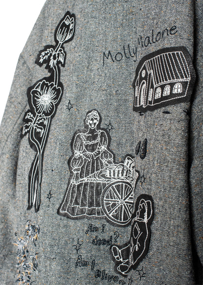 JK-SV-NRA-1001 /  Carbon Folk Mexican Jacket