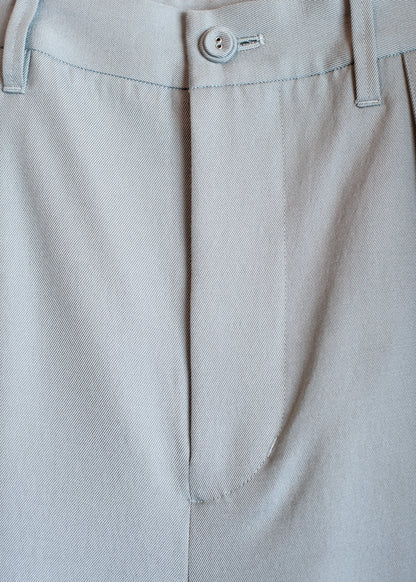 PT-SV-NGS-1005 / Wool Silk Western Wide Slacks