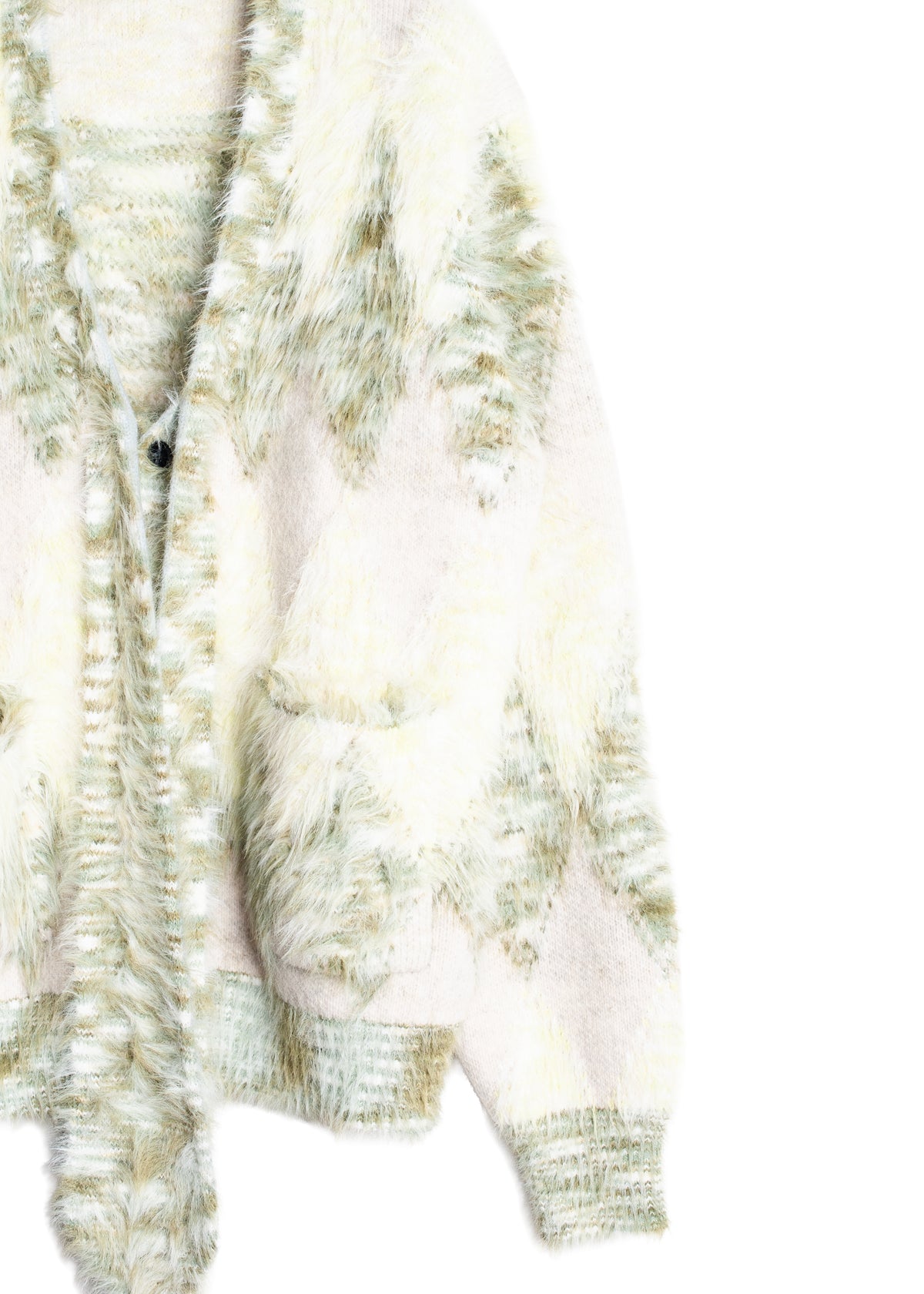 KN-SV-NRA-1003 / Argyle Tie Knit Cardigan