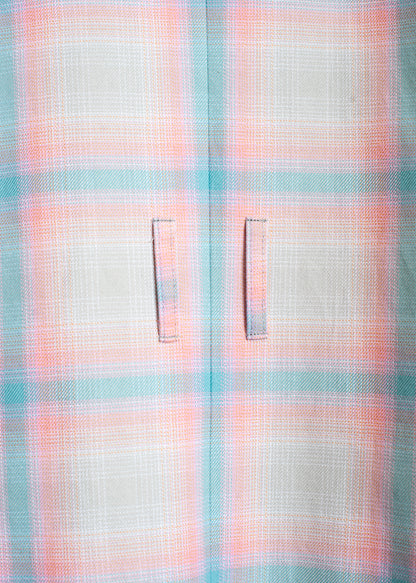 CO-SV-NGS-1001/Western Ombre Check laboratory coat