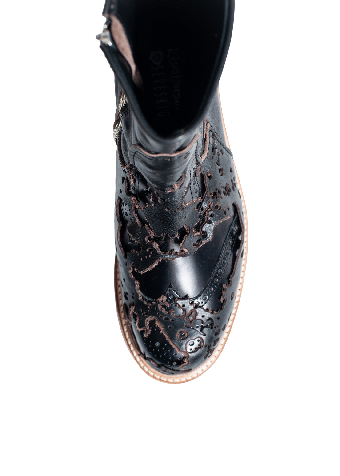 AC-SV-NRA-1009 / Inside-Out Wing Zip Boots