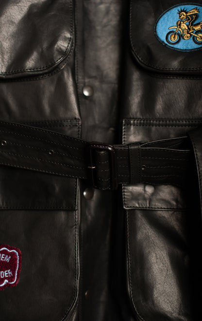 【受注商品】LT-SV-FC-1001/  FACE oka ×SEVESKIG Cow Leather Jaket