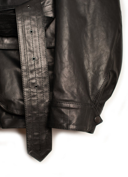 【受注商品】LT-SV-FC-1001/  FACE oka ×SEVESKIG Cow Leather Jaket