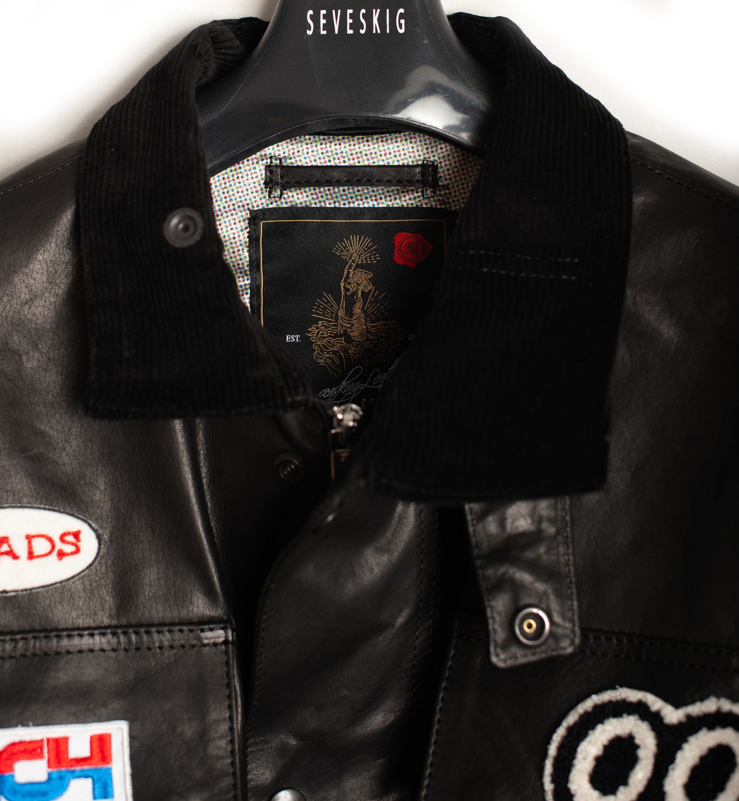 【受注商品】LT-SV-FC-1001/  FACE oka ×SEVESKIG Cow Leather Jaket