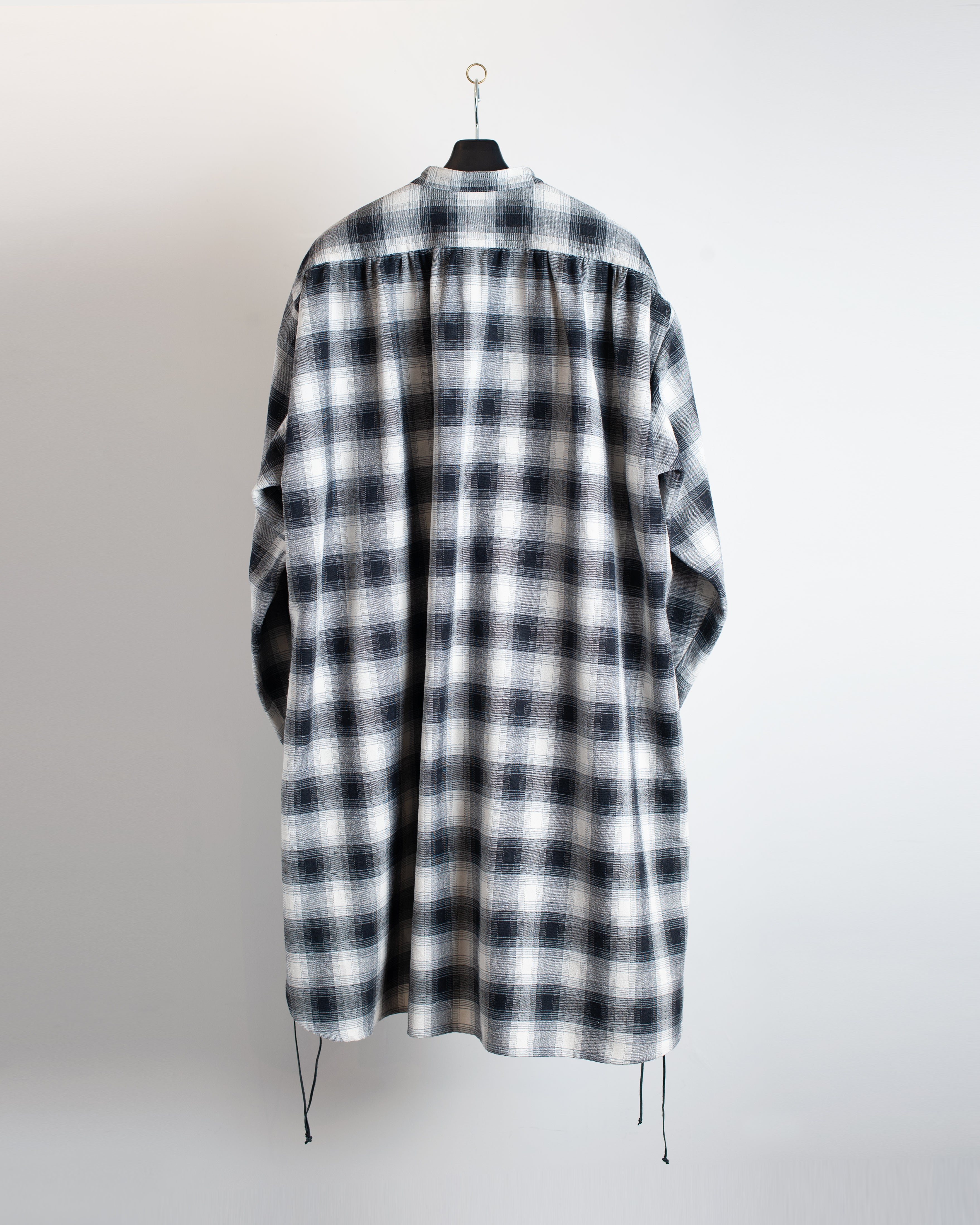 SH-SV-NSA-1004 / Silk flannel Grandpa Shirt Jacket