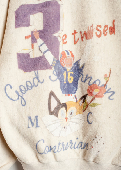 SW-SV-NGA-1007 / Graffiti Wool Sweat Shirt Ver,Ridawo