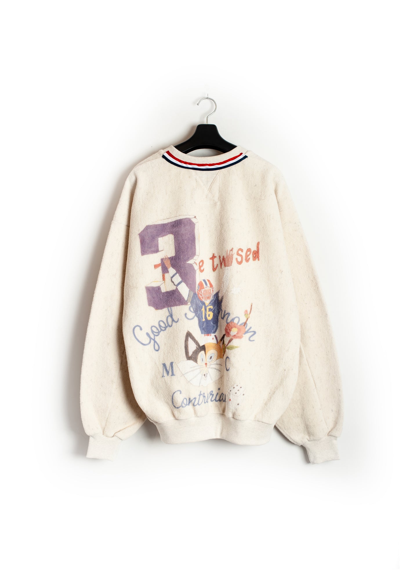 SW-SV-NGA-1007 / Graffiti Wool Sweat Shirt Ver,Ridawo
