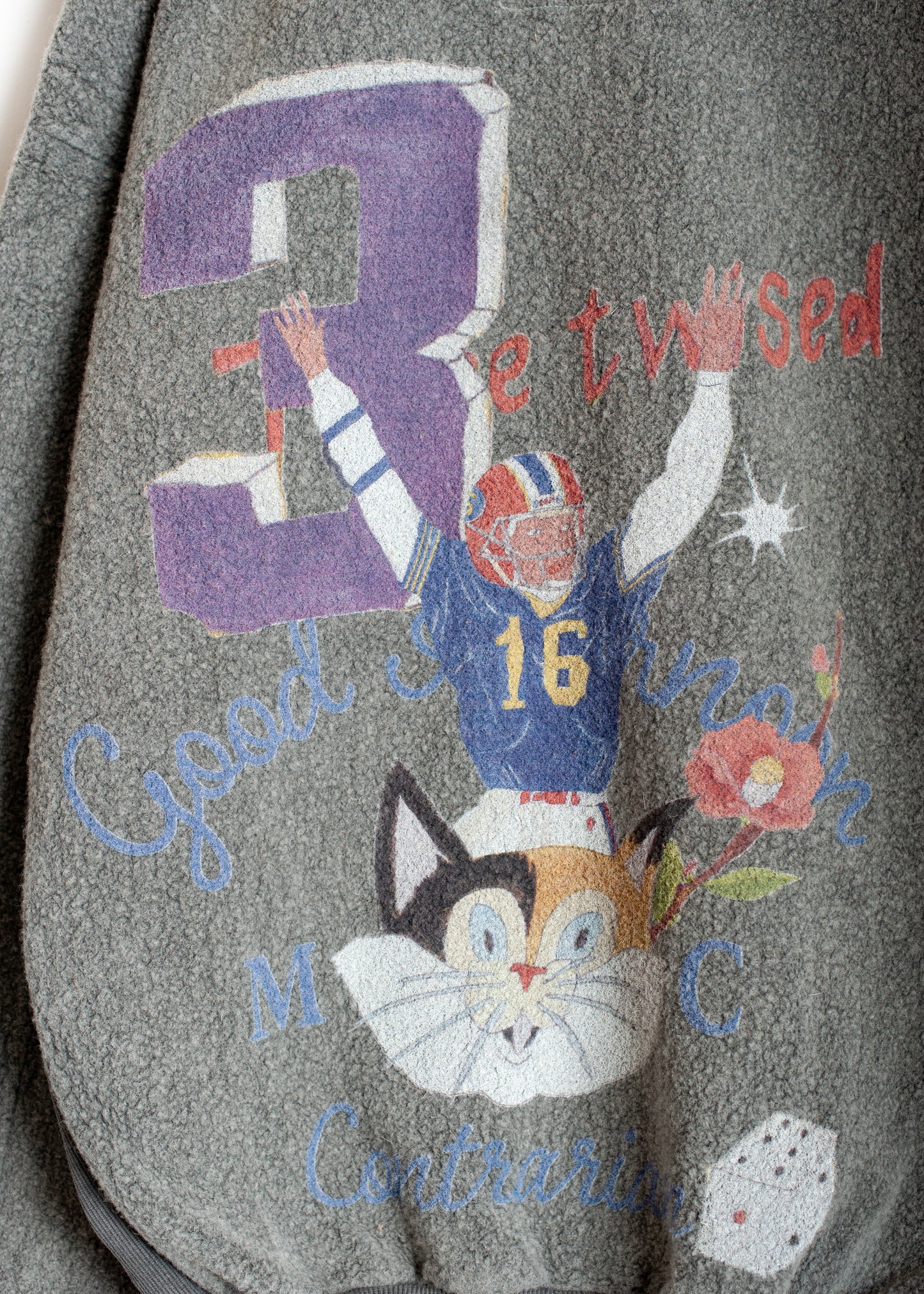 SW-SV-NGA-1007 / Graffiti Wool Sweat Shirt Ver,Ridawo