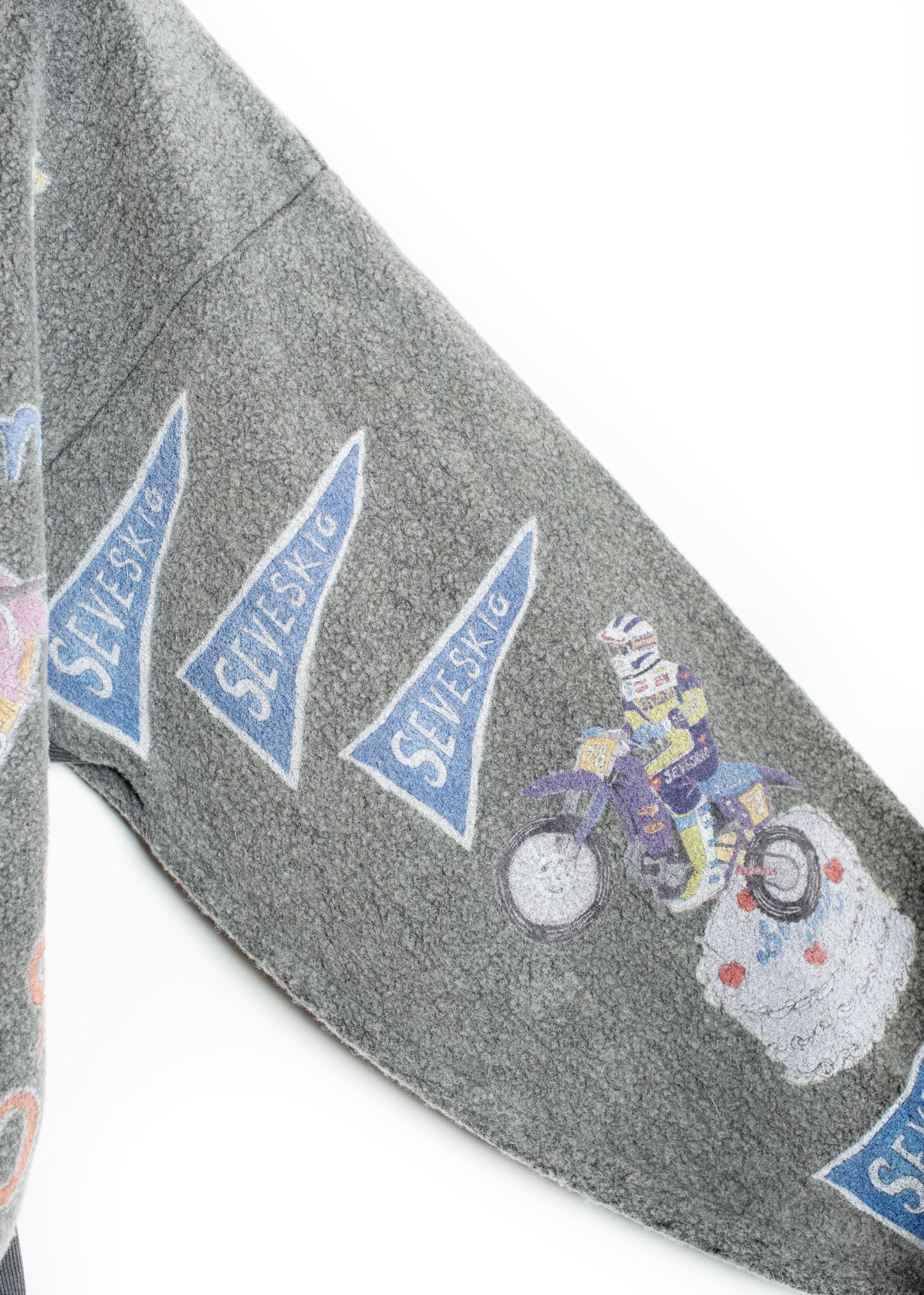 SW-SV-NGA-1007 / Graffiti Wool Sweat Shirt Ver,Ridawo