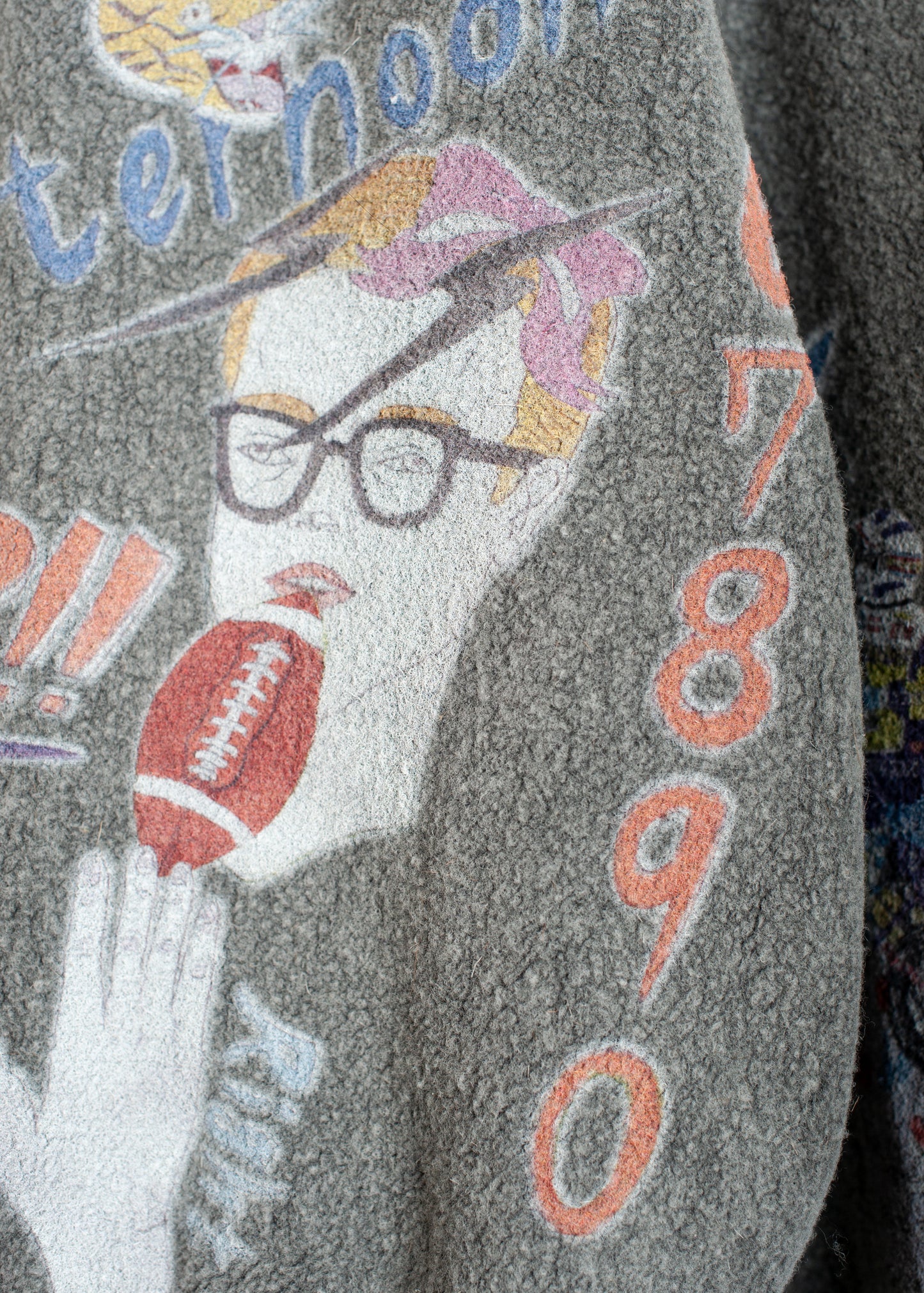 SW-SV-NGA-1007 / Graffiti Wool Sweat Shirt Ver,Ridawo