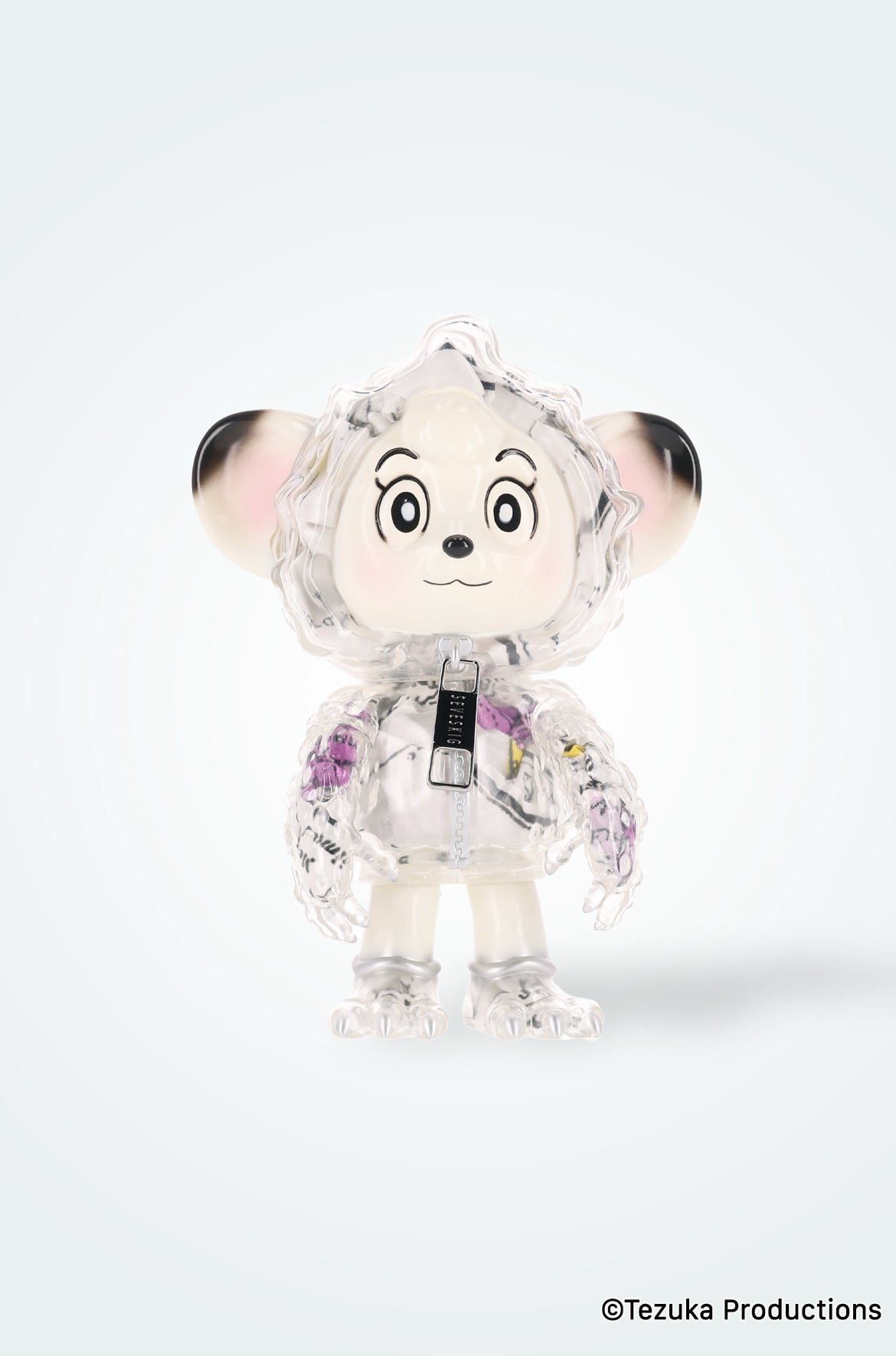 A collaboration soft vinyl figure between 