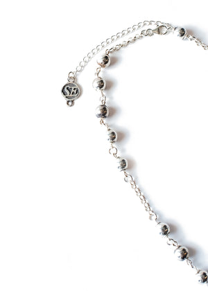AC-SV-NNS-1009:"EIKI SUGAYA"Silver bead necklace