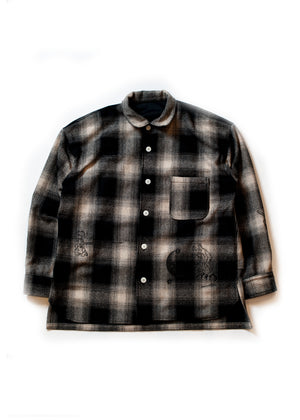 スライドショーSH-SV-NNA-1003 / Embroidery Wool Adapt Shirtの画像を開く
