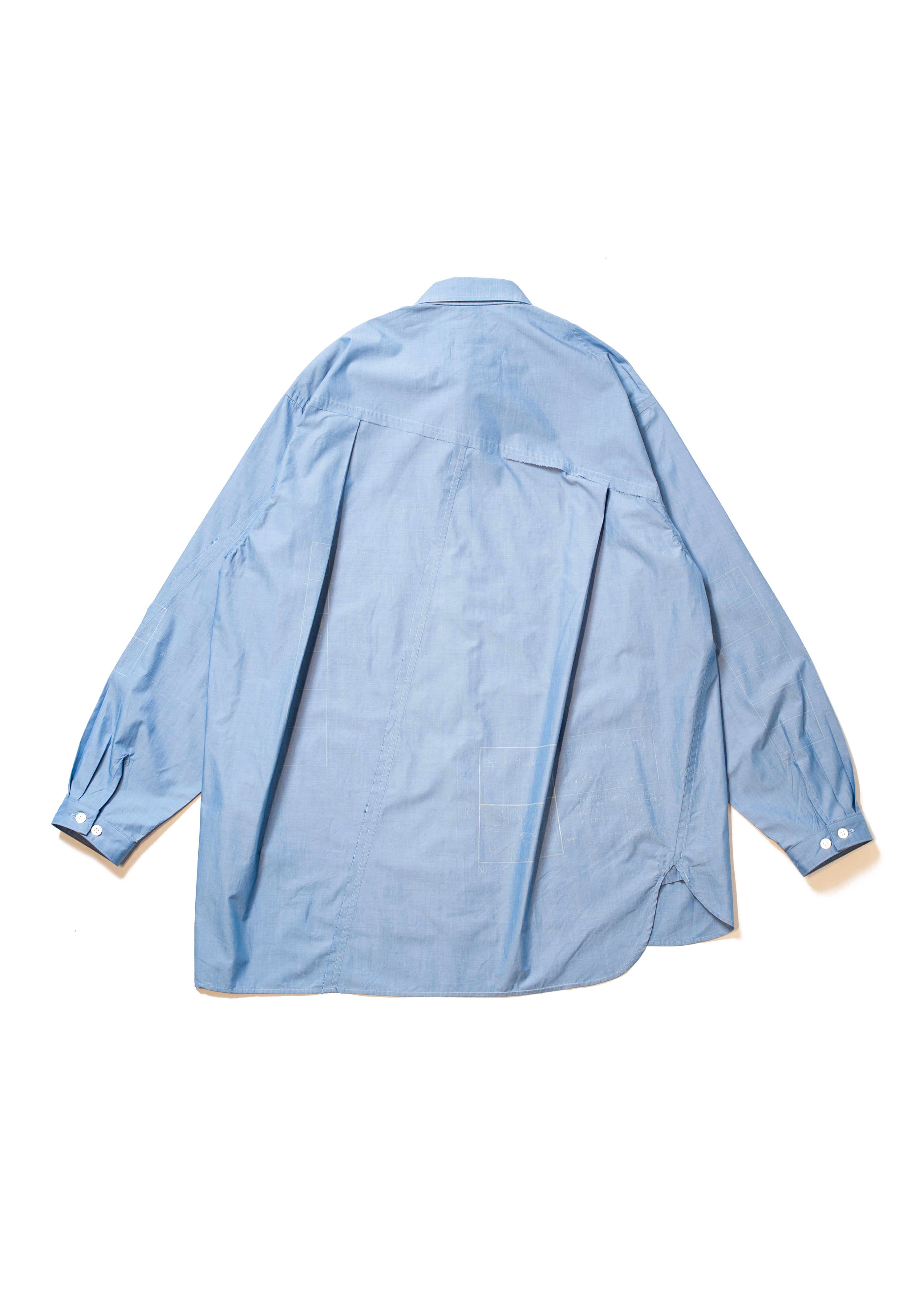 SH-SV-NSS-1005 / Distortion L/SL Shirt Ver.Perfect Blue